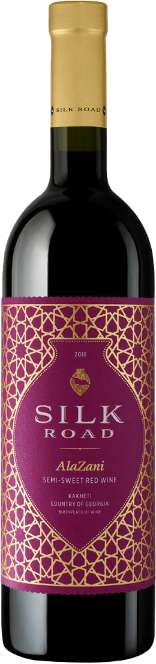 Silk Road AlaZani Semi Sweet Red 2022 | 750 ml Bottle