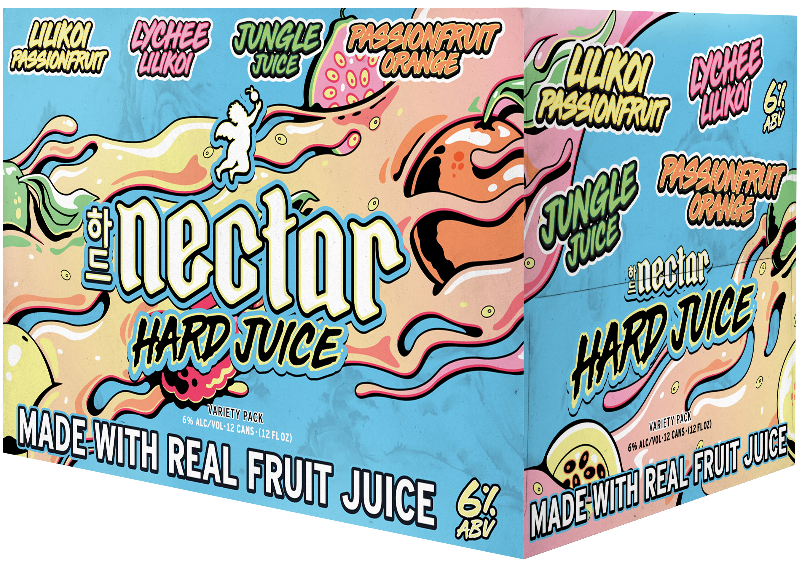 Nectar Hard Juice Variety 12 Pack Cans | 12 pack of 12 oz Can