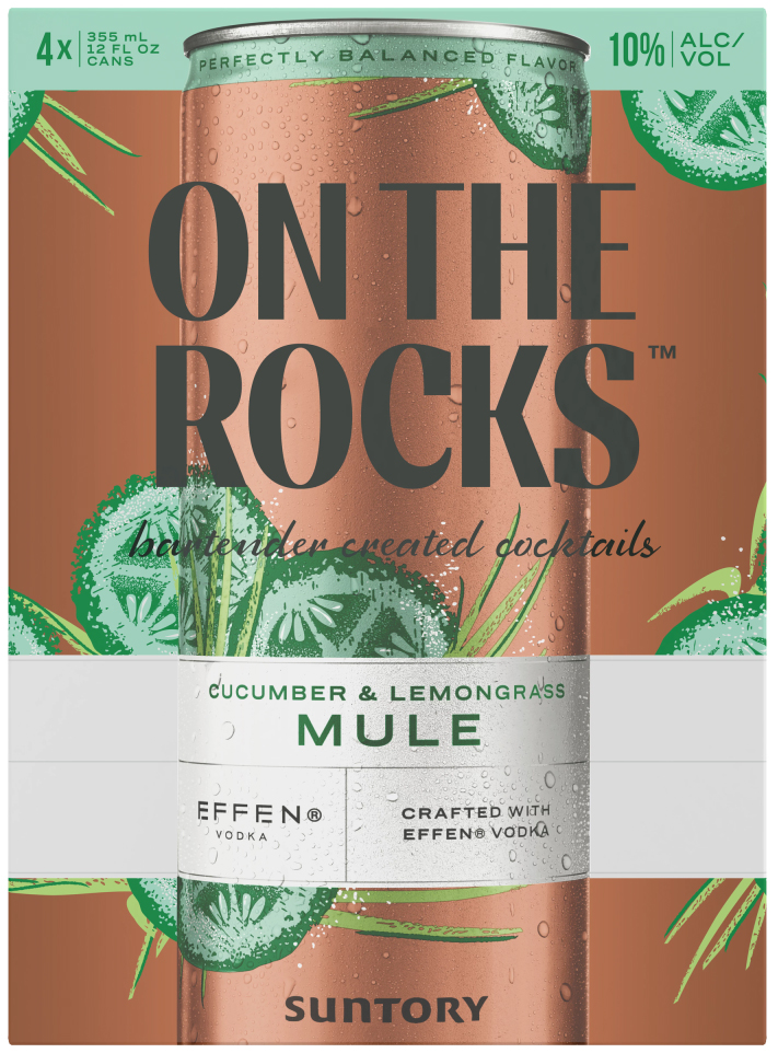 On The Rocks Premium Cocktails Cucumber & Lemongrass Mule Made