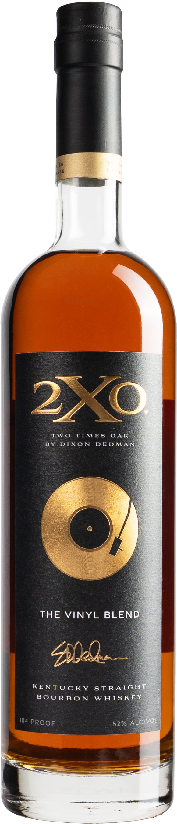 2XO 2 Times Oak Kentucky Straight Bourbon Vinyl Blend | 750 ml Bottle