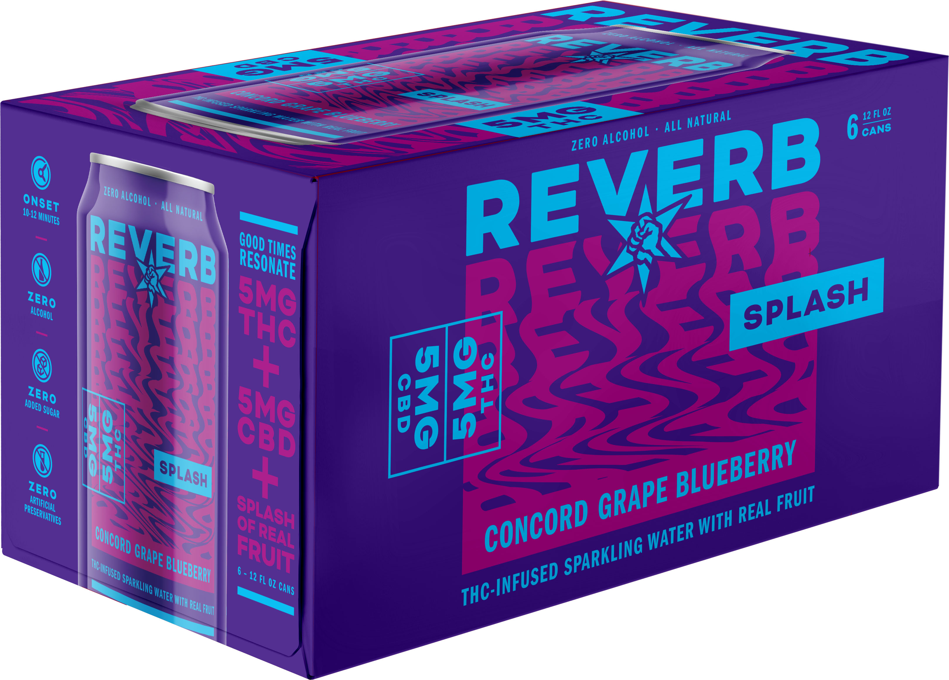 HHBD1ml 高濃度配合　CBD CBN PHC H4CBH CRDH CPX Hopewell Solar Choom Sparkling Beverage 10MG THC | 4 pack of 8 oz Can