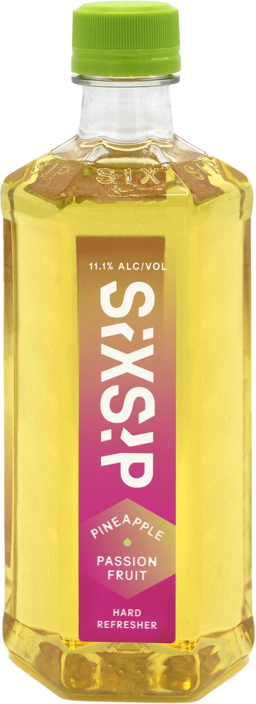 Sixsip Hard Refresher Pineapple Passionfruit | 500 ml Plastic