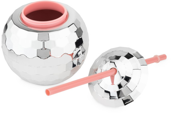 Blush Disco Ball Drink Tumbler