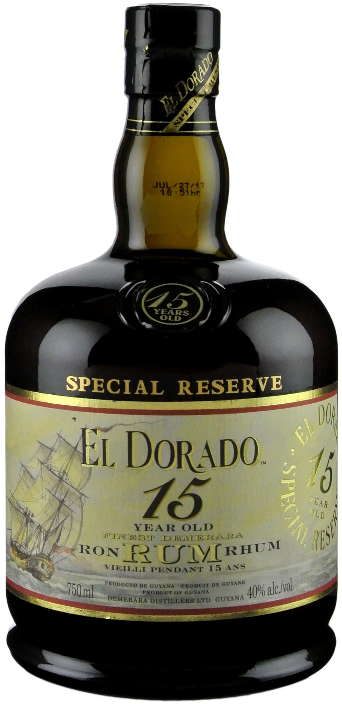 El Dorado Special Reserve 15 Year Old Demerara Rum