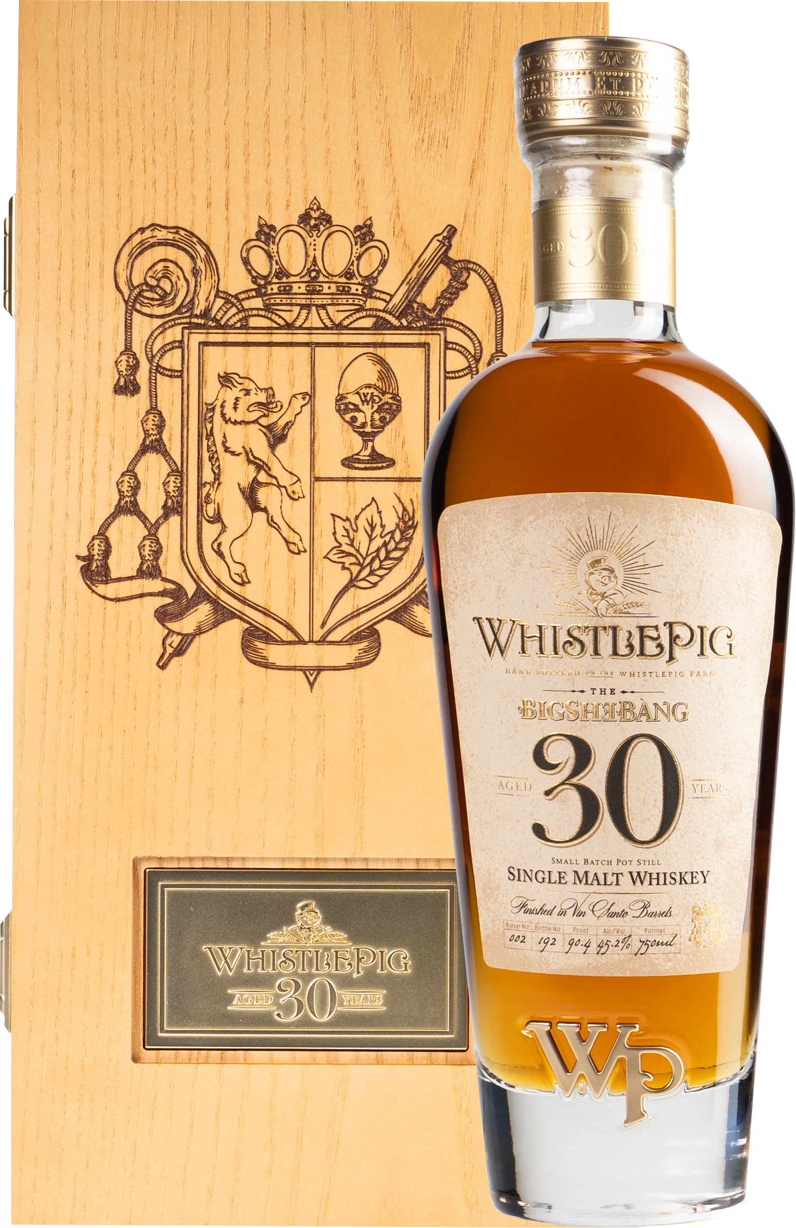WhistlePig 30 year old Single Malt Whiskey Bigshebang | 750 ml Bottle