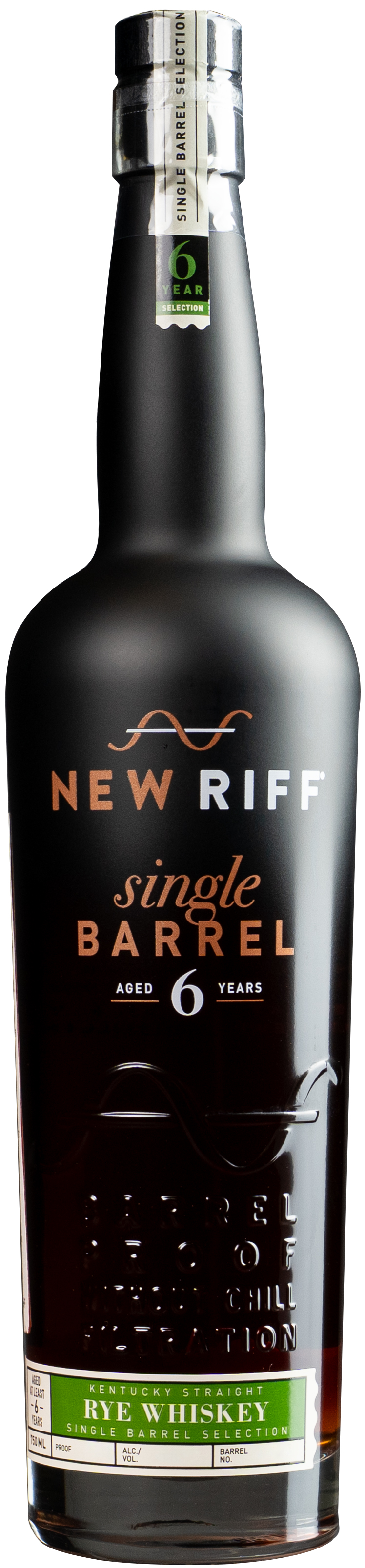 New Riff Single Barrel Rye Whiskey 750ml - Oak And Barrel - View #2
