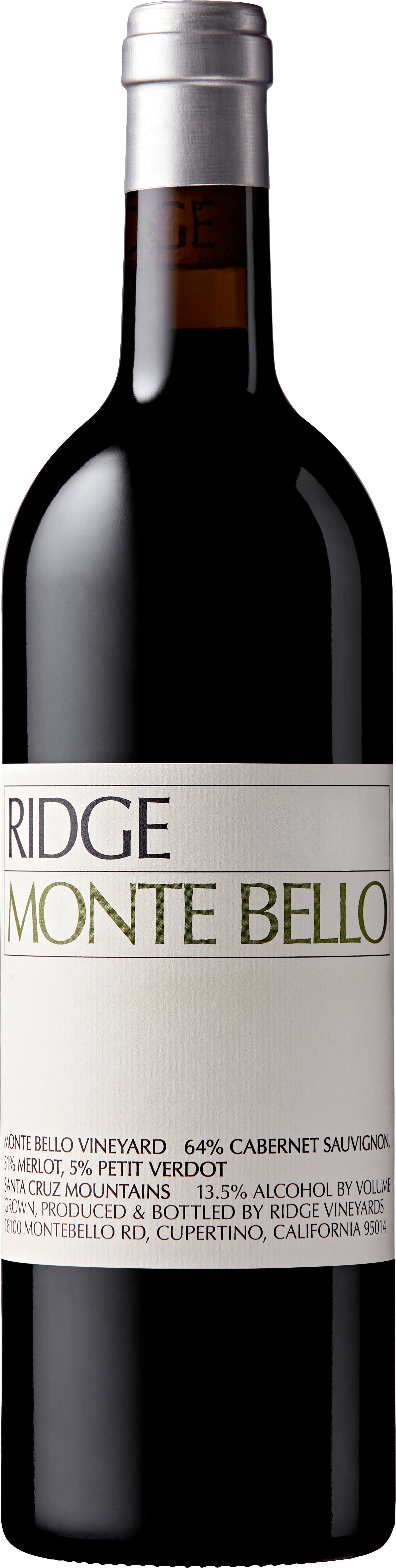 Ridge Vineyards Monte Bello 2022 | 750 ml Bottle