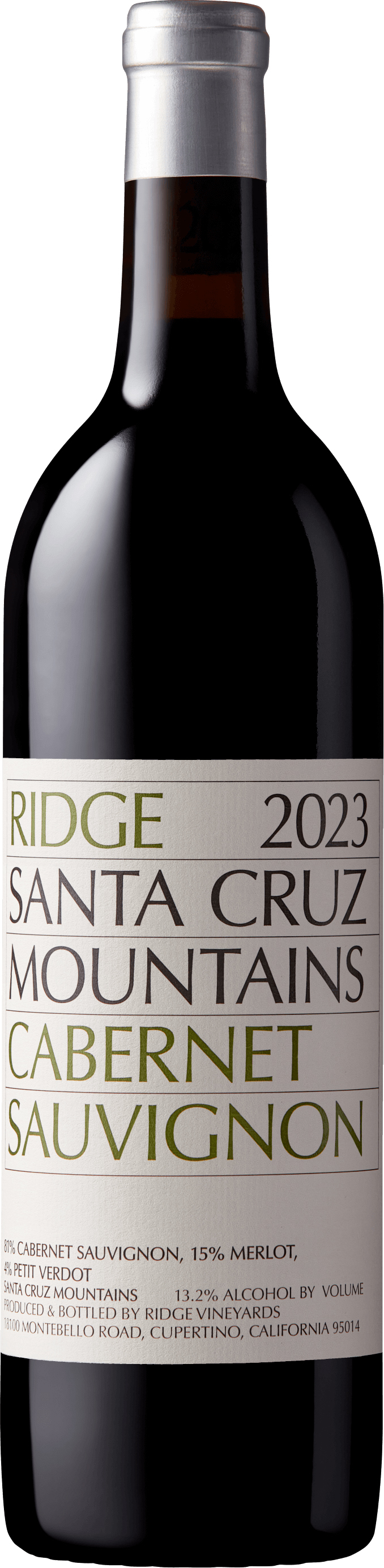 Ridge Vineyards Cabernet Sauvignon Santa Cruz Mountains 2023 | 750