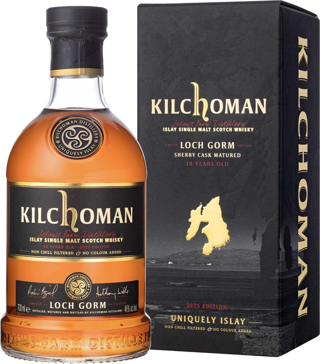 Kilchoman Loch Gorm 10 year old ex Sherry Cask Islay Single Malt