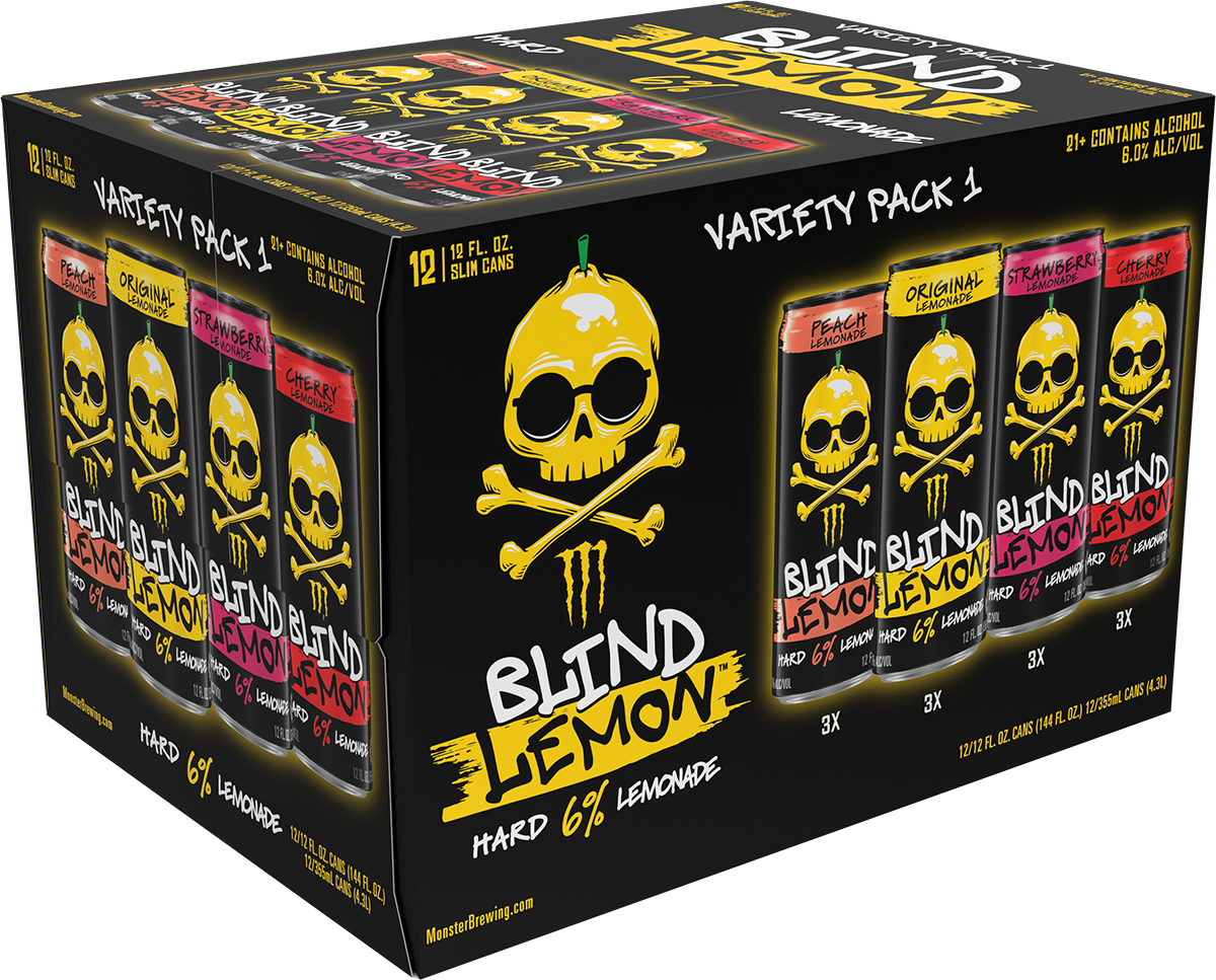 Blind Lemon Variety Pack | 12 pack of 12 oz Can