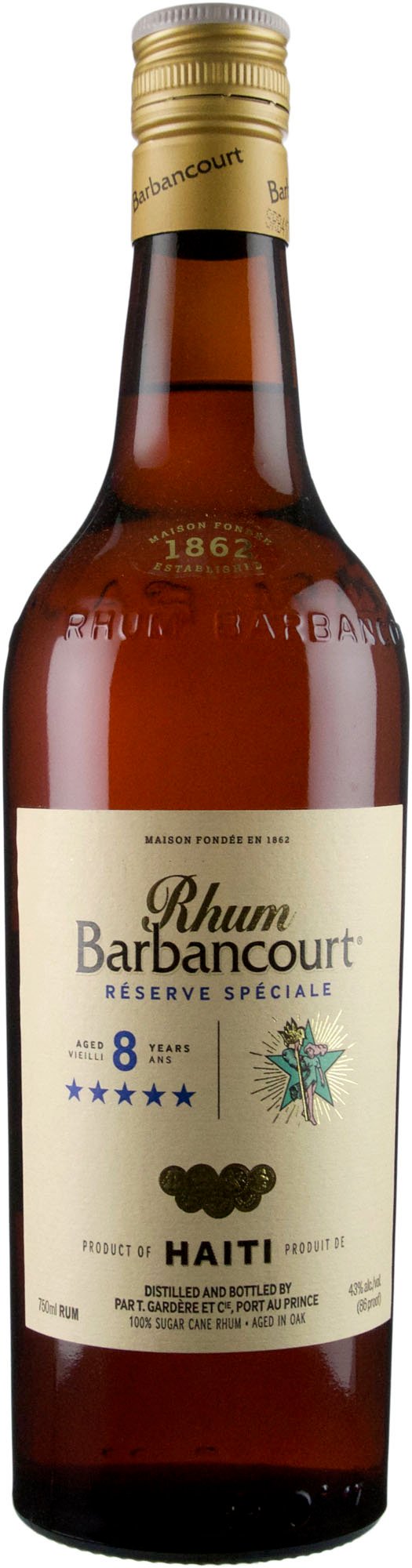Rhum Barbancourt 5 Star 8 Year Old