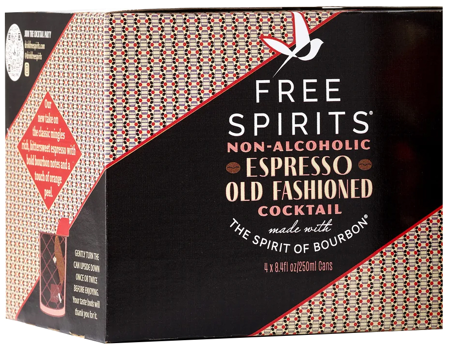 Free Spirits Espresso Old Fashioned 4 Pack Cans