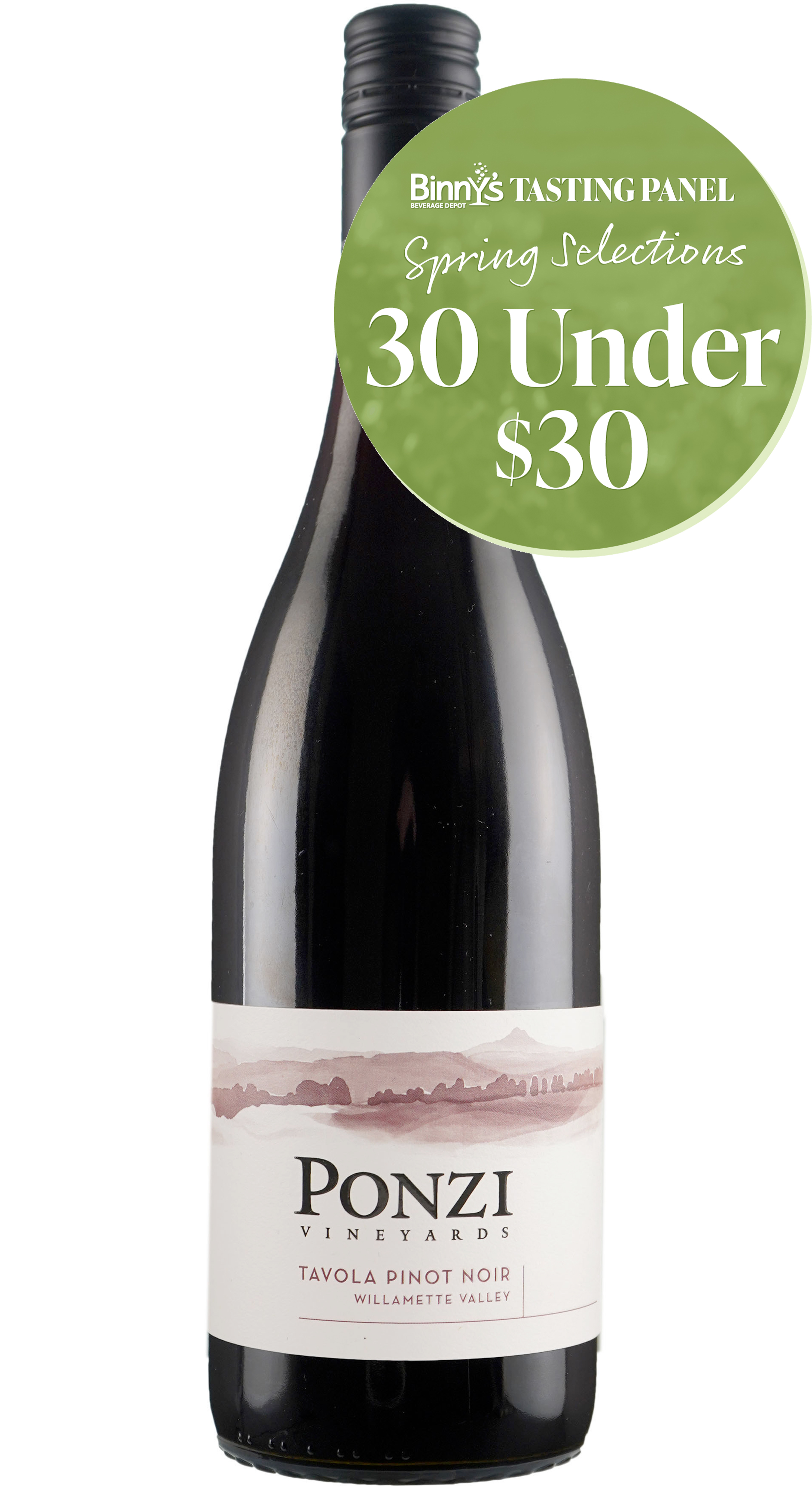 Ponzi Pinot Noir Tavola 2023 | 750 ml Bottle