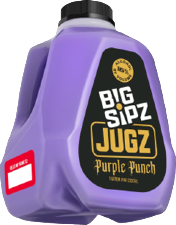 Big Sipz Jugz Purple Punch | 1 L Bottle
