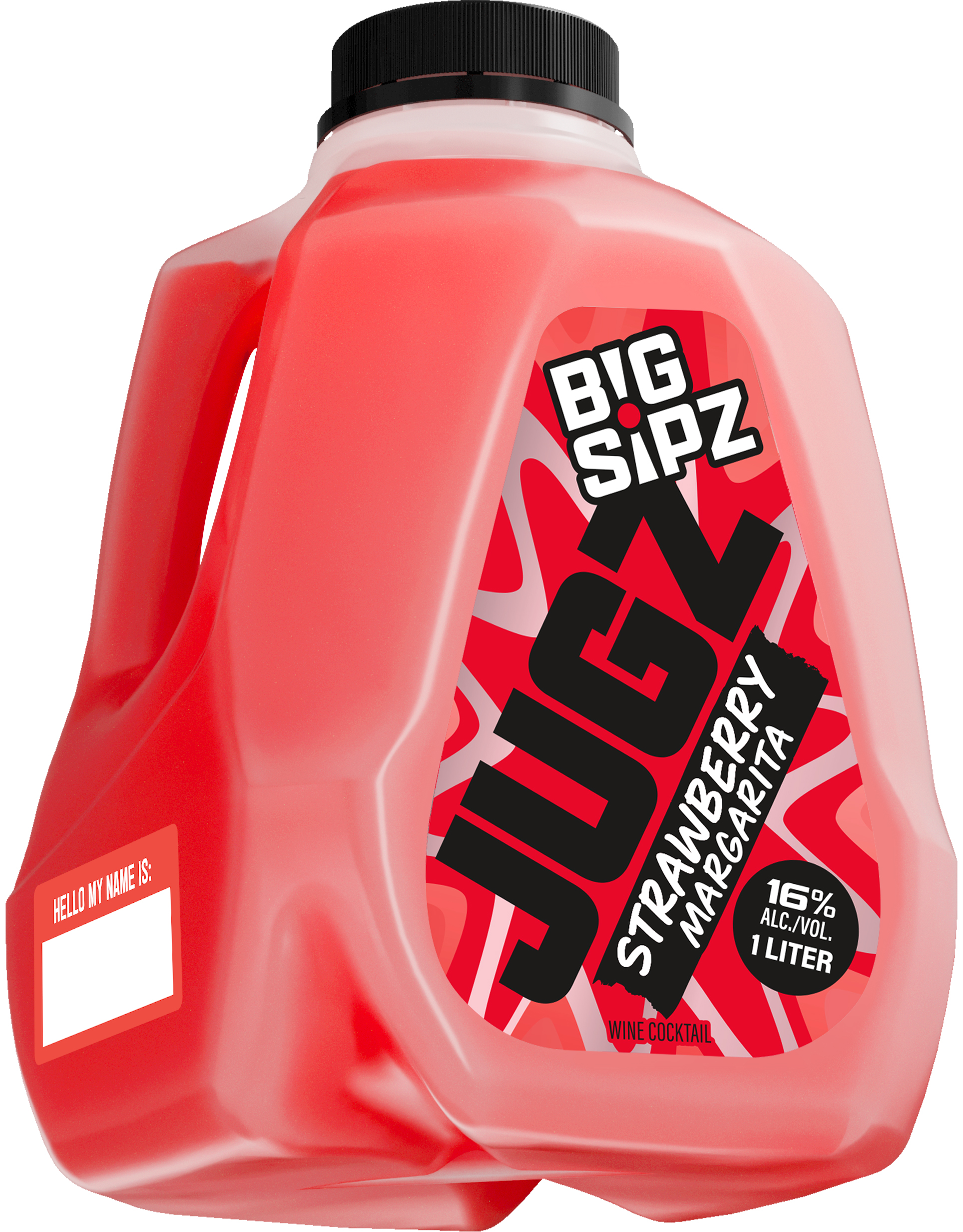 Big Sipz Jugz Strawberry Margarita | 1 L Bottle