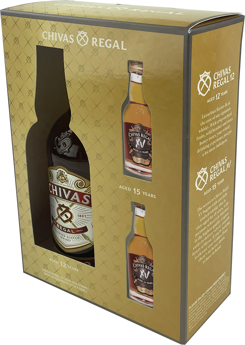 Chivas Regal 12 Scotch Gift | 750 ml Bottle