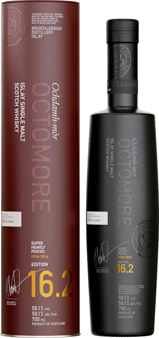 Octomore 16.2 5 year old Aged in European Oak Casks Finished in