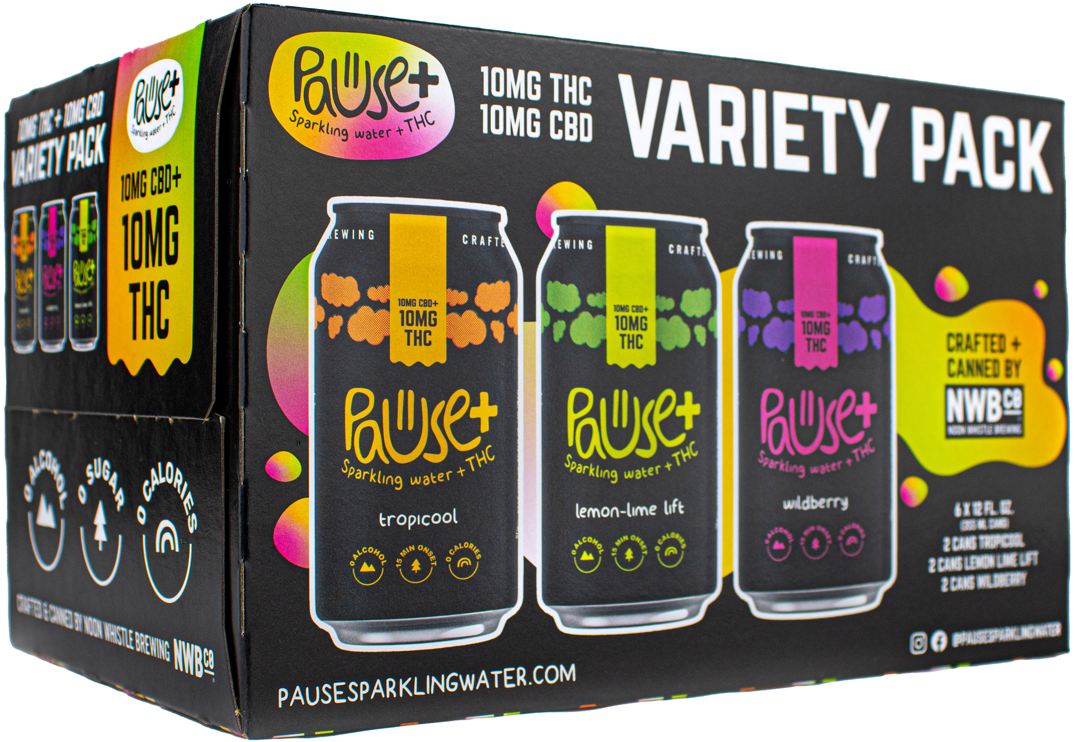 High Rise Raspberry 10mg THC 5mg CBD | 4 pack of 12 oz Can