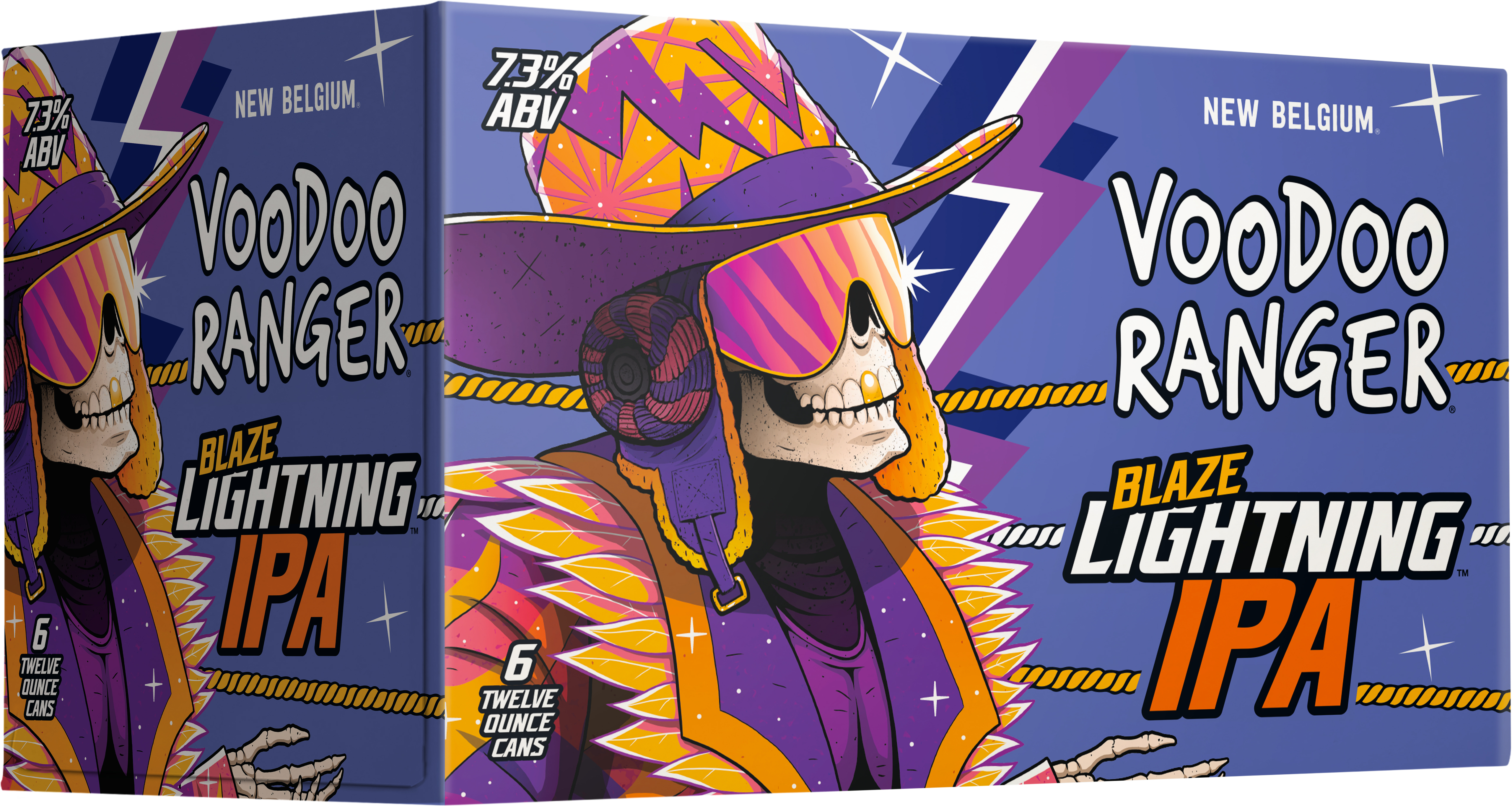 New Belgium Voodoo Ranger Blaze Lightning | 6 pack of 12 oz Can