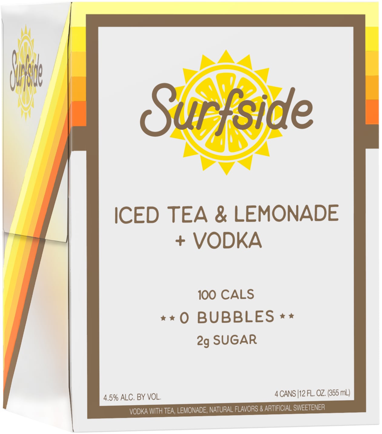 Surfside Lemonade Iced Tea & Vodka 4pk Cans