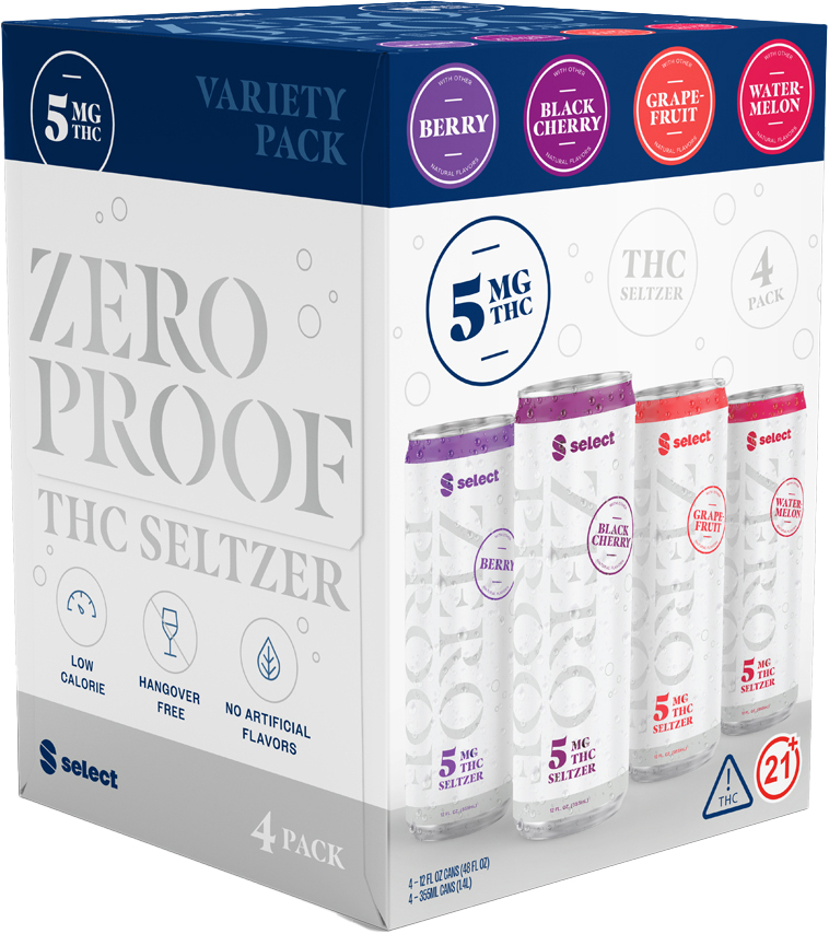 Crescent 9 Tropical 5mg THC | 4 pack of 12 oz Can