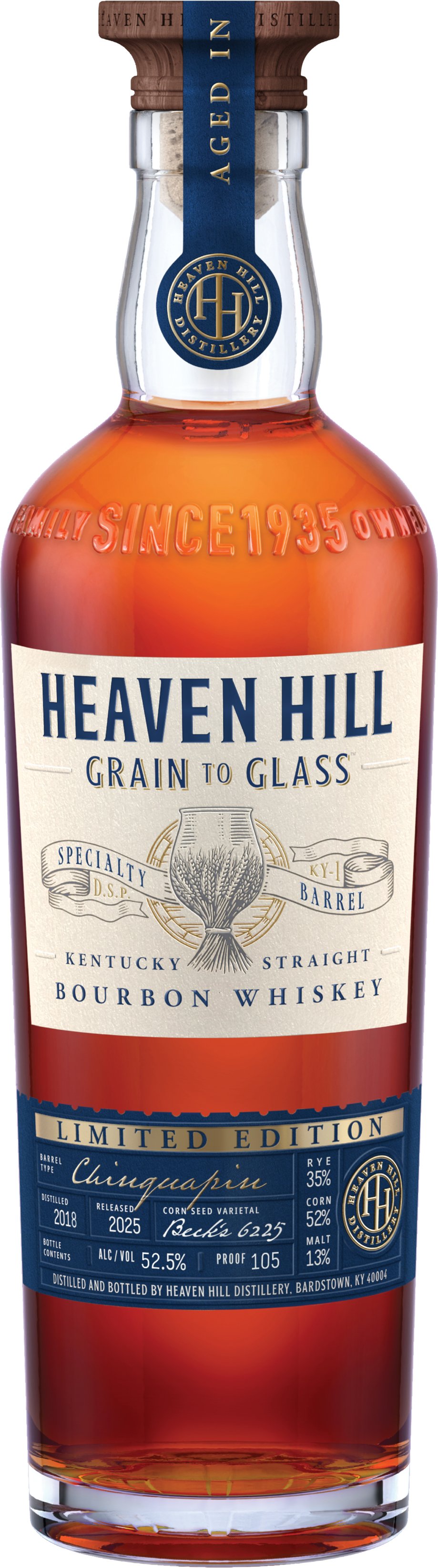 Heaven Hill Grain to Glass Kentucky Straight Bourbon Chinquapin