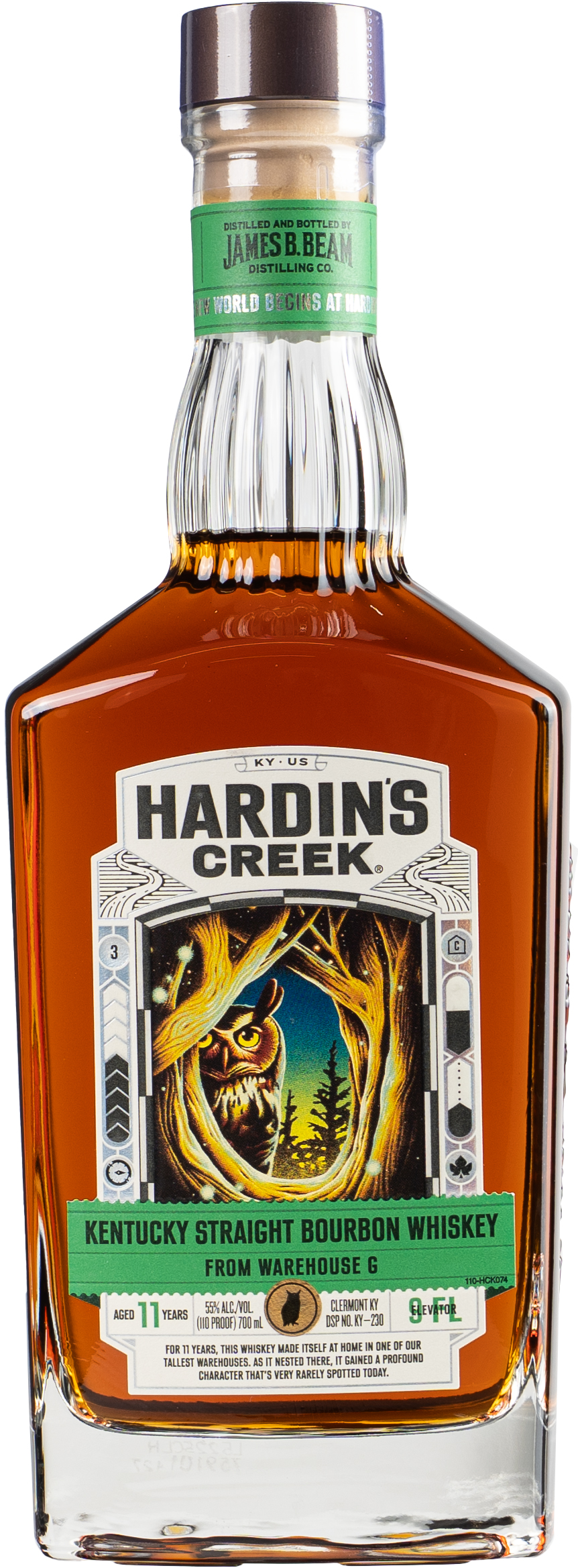 Hardin's Creek Warehouse G 11 year old Kentucky Straight Bourbon
