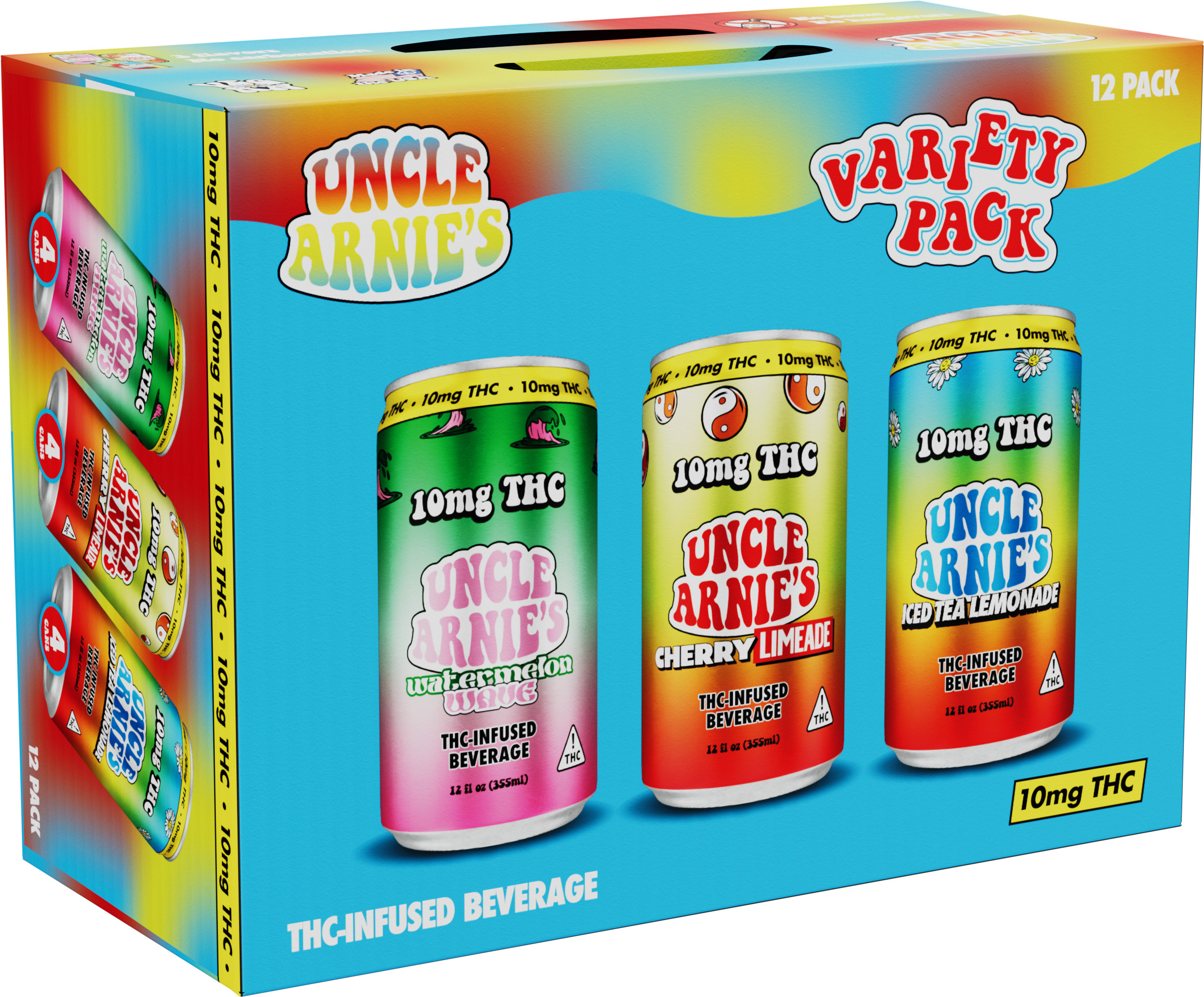 Cheech and Chong Tommy Palmer Tea 10MG THC | 4 pack of 16 oz Can