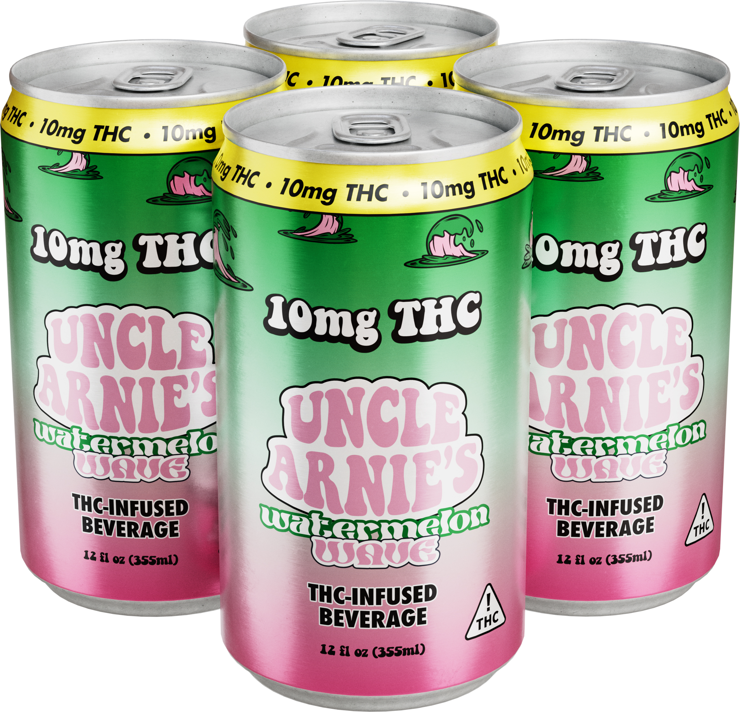 Maplewood DRO Tropical Spaceship 10MG THC | 4 pack of 12 oz Can