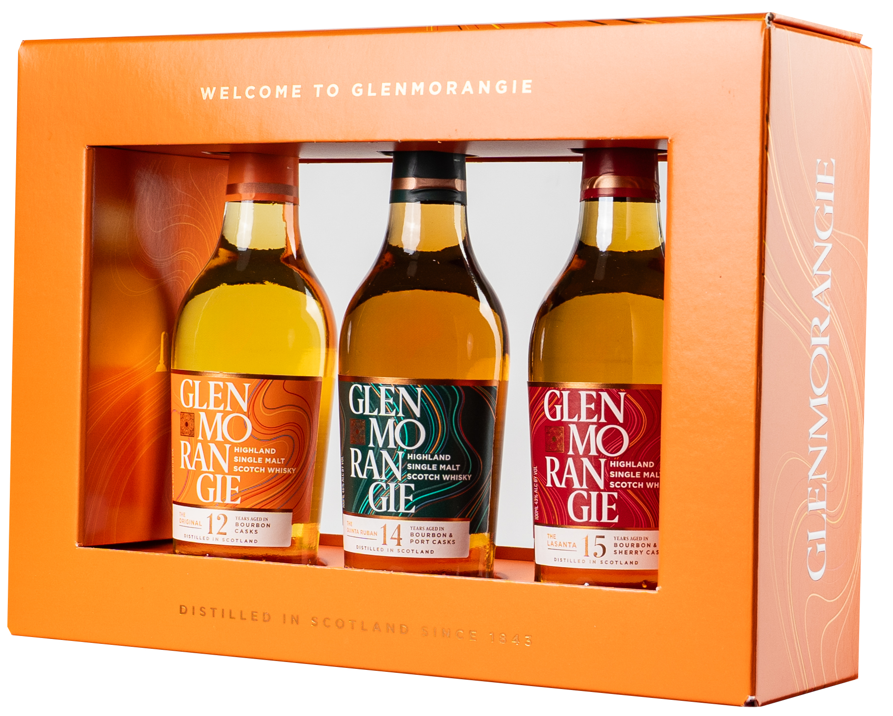 Glenmorangie Discovery Pack Original 10 YO with 50ml Lasanta 12