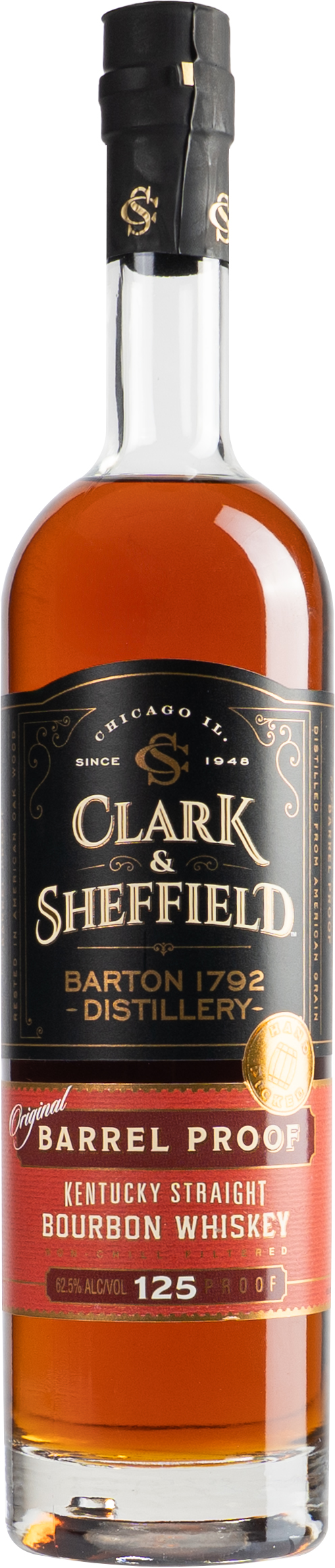 Clark & Sheffield Original Barrel Proof Bourbon Binny's Handpicked