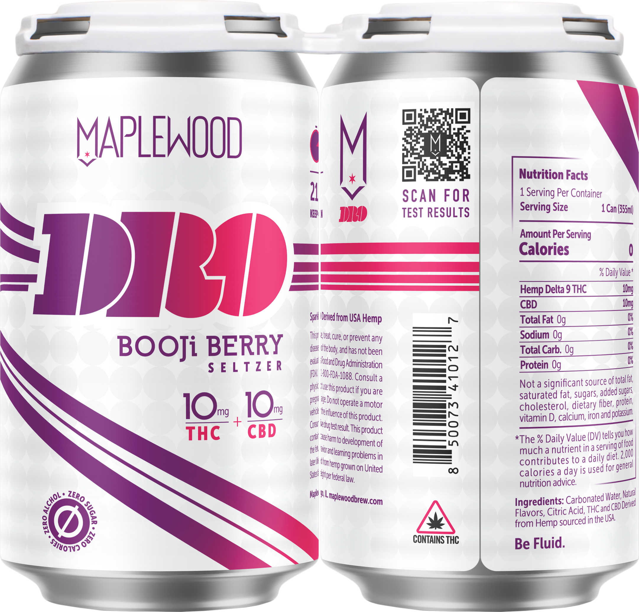 Select Zero Proof Variety 5MG THC | 4 pack of 12 oz Can