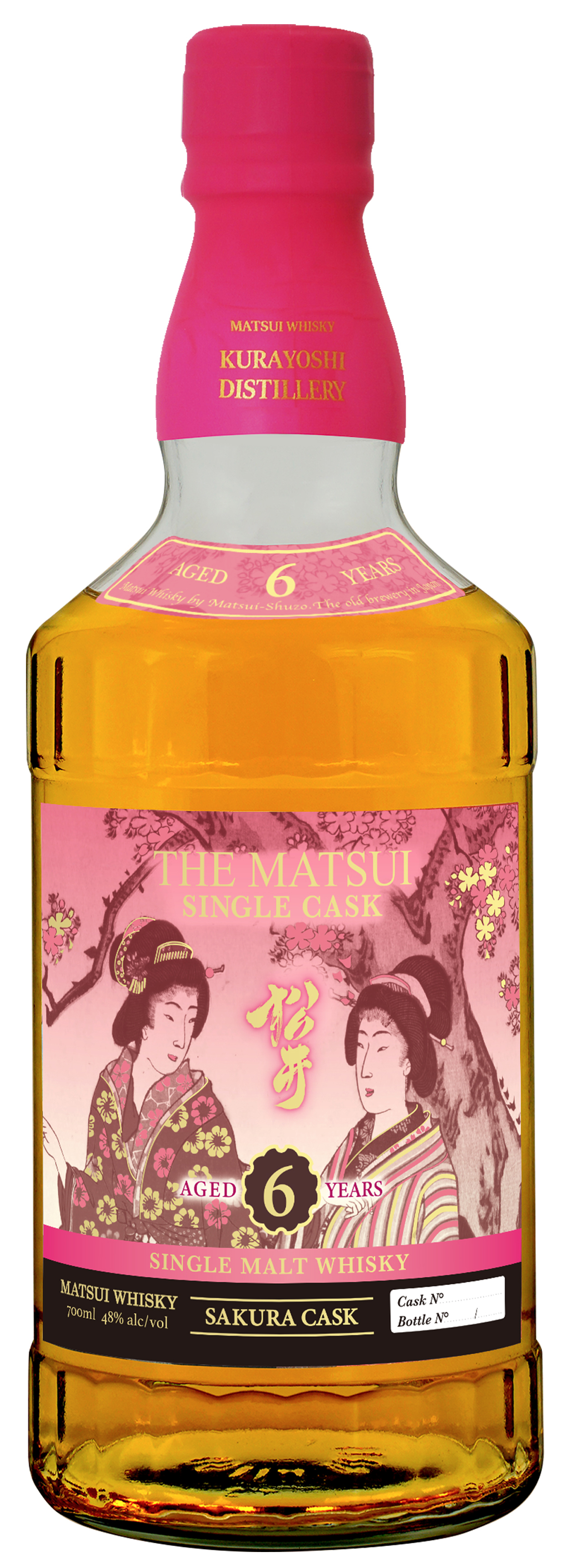 The Matsui 6 year Sakura Cask Aged Japanese Single Malt Whisky
