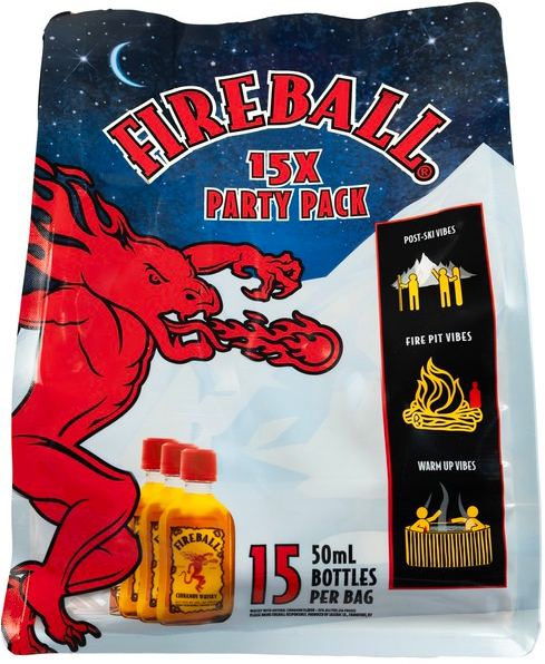 FIREBALLファイヤーボール　TOP12サンプルキット　新品未使用 Fireball Winter Bag | 15 pack of 50 ml Plastic
