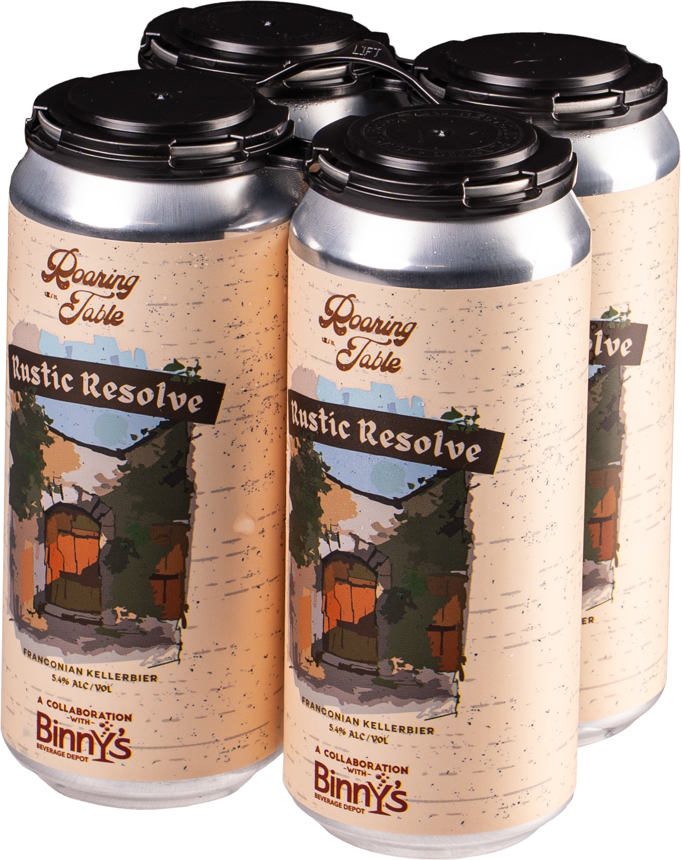 Roaring Table Rustic Resolve Franconian Kellerbier collaboration with Binny's
