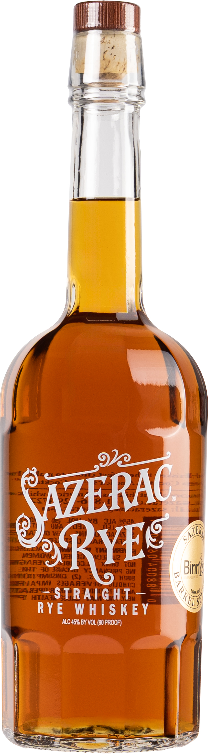 Sazerac Straight Rye Binny's Handpicked