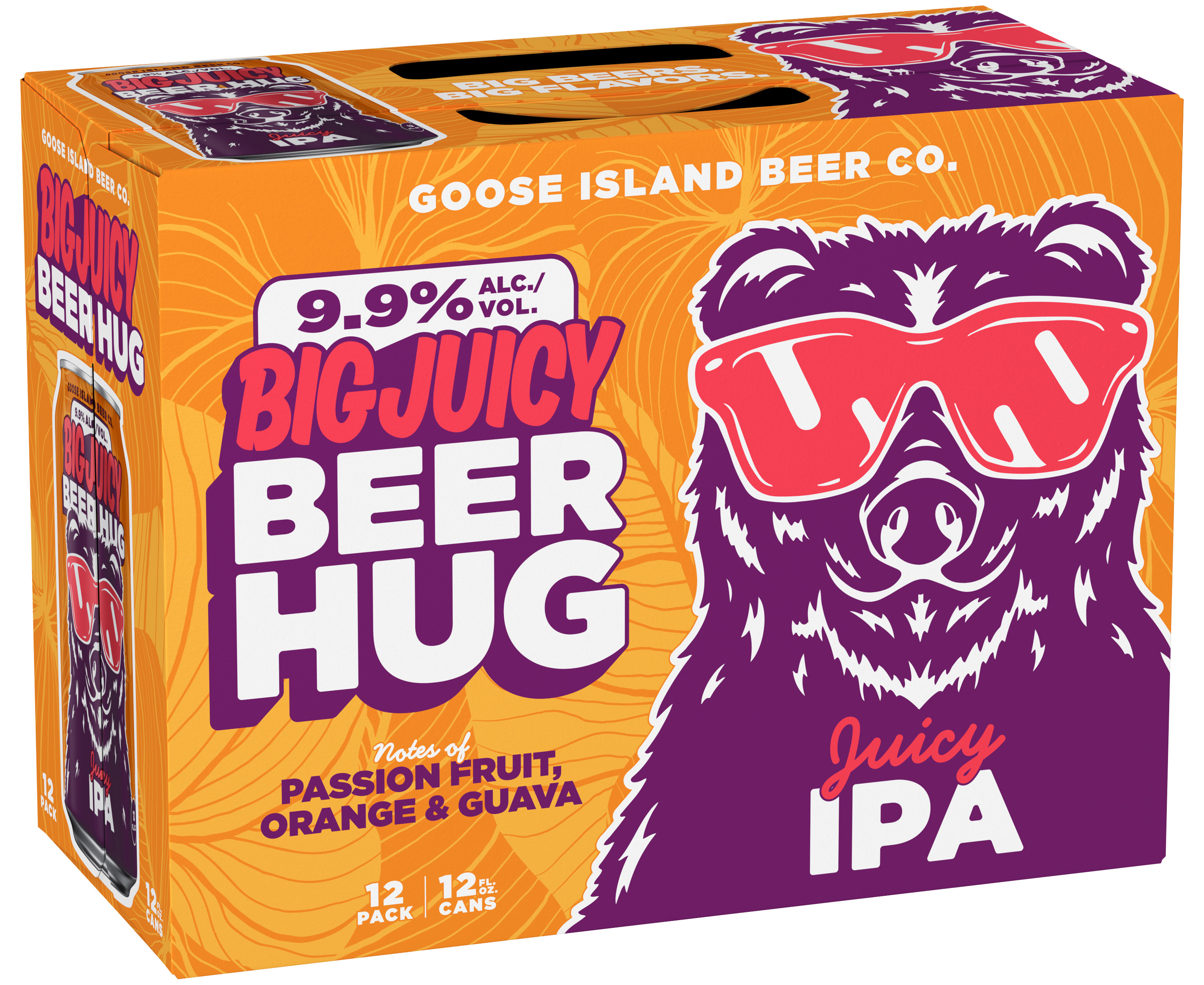 Goose Island Big Juicy Beer Hug | 12 pack of 12 oz Can