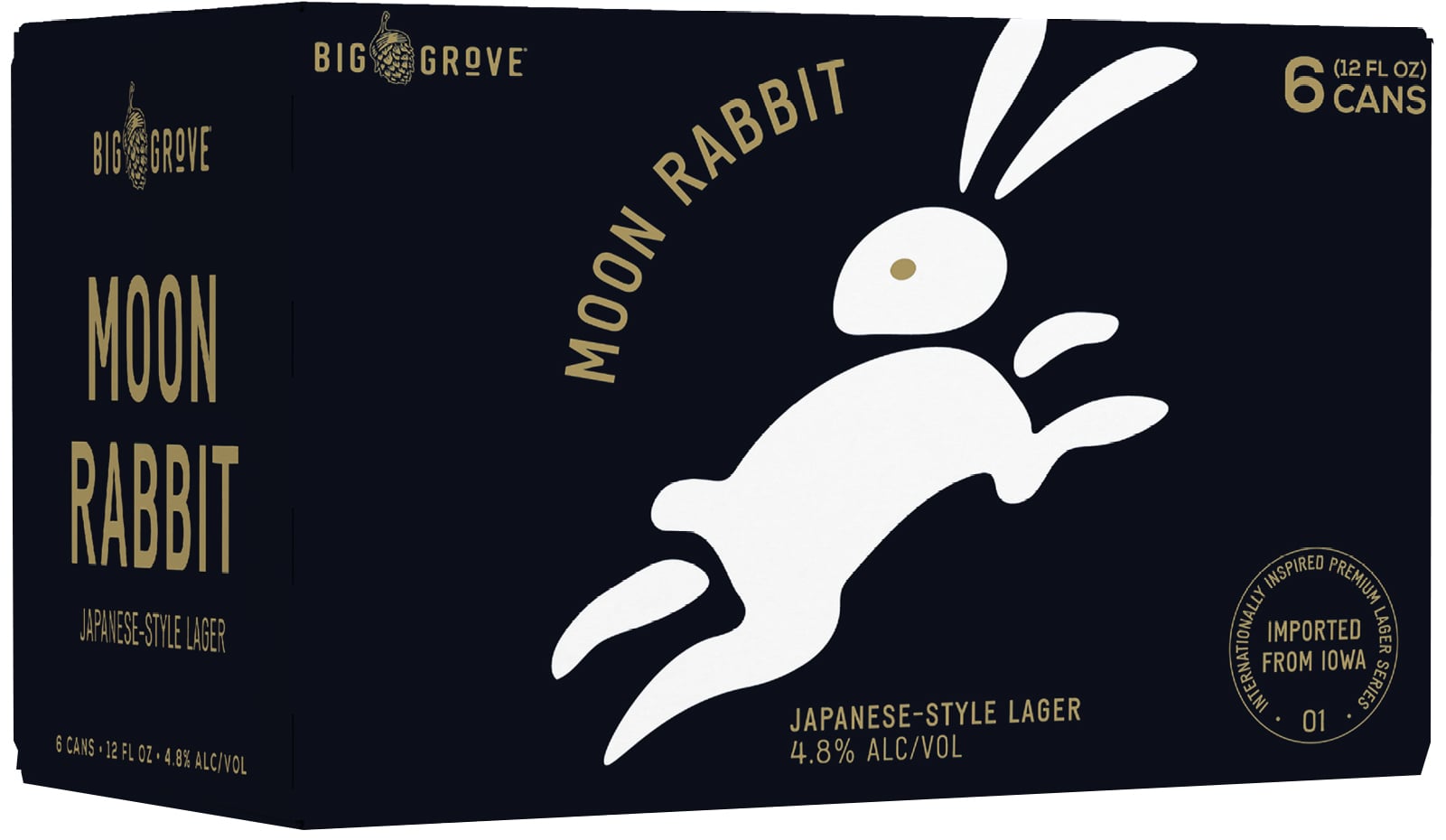 Big Grove Moon Rabbit | 6 pack of 12 oz Can