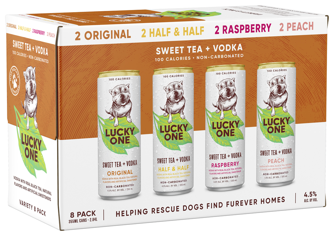 Lucky One Sweet Tea Variety 8 Pack Cans