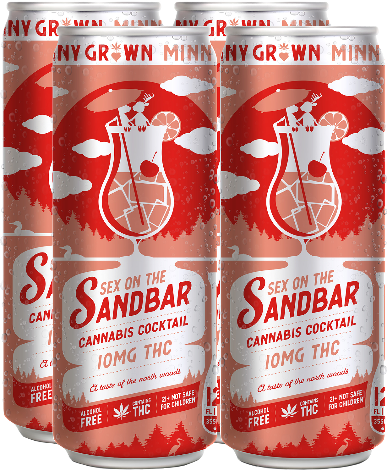 Torch Strawberry Lemonade 10MG THC | 4 pack of 12 oz Can