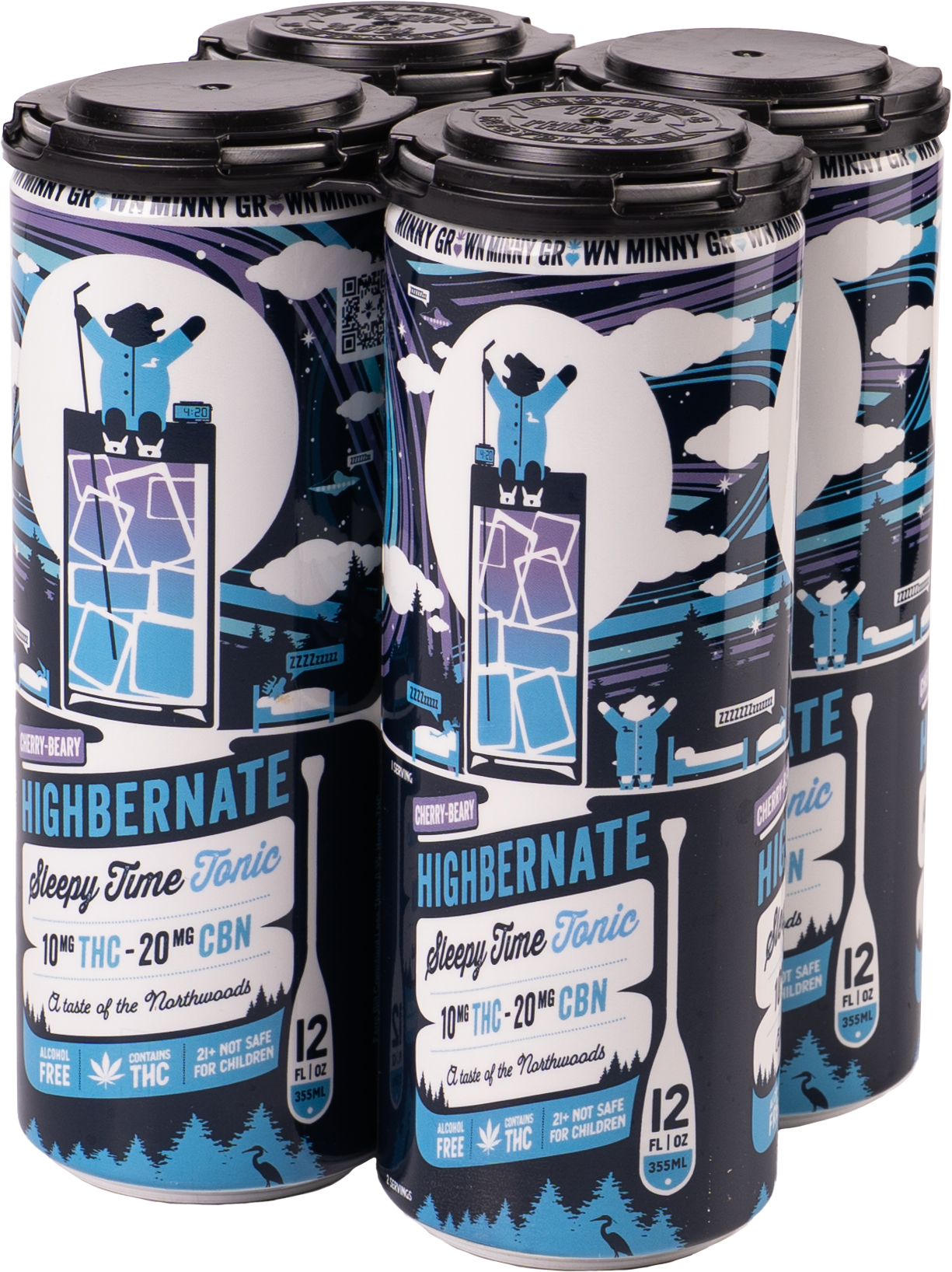 Minny Grown Highbernate Sleepy Time Tonic 10mg THC 20mg CBN | 4