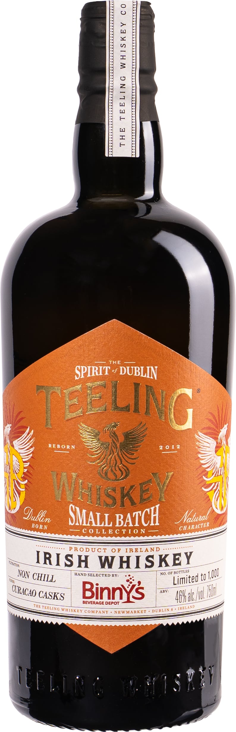 Teeling Small Batch Irish Whiskey Finished in Orange Curacao Casks