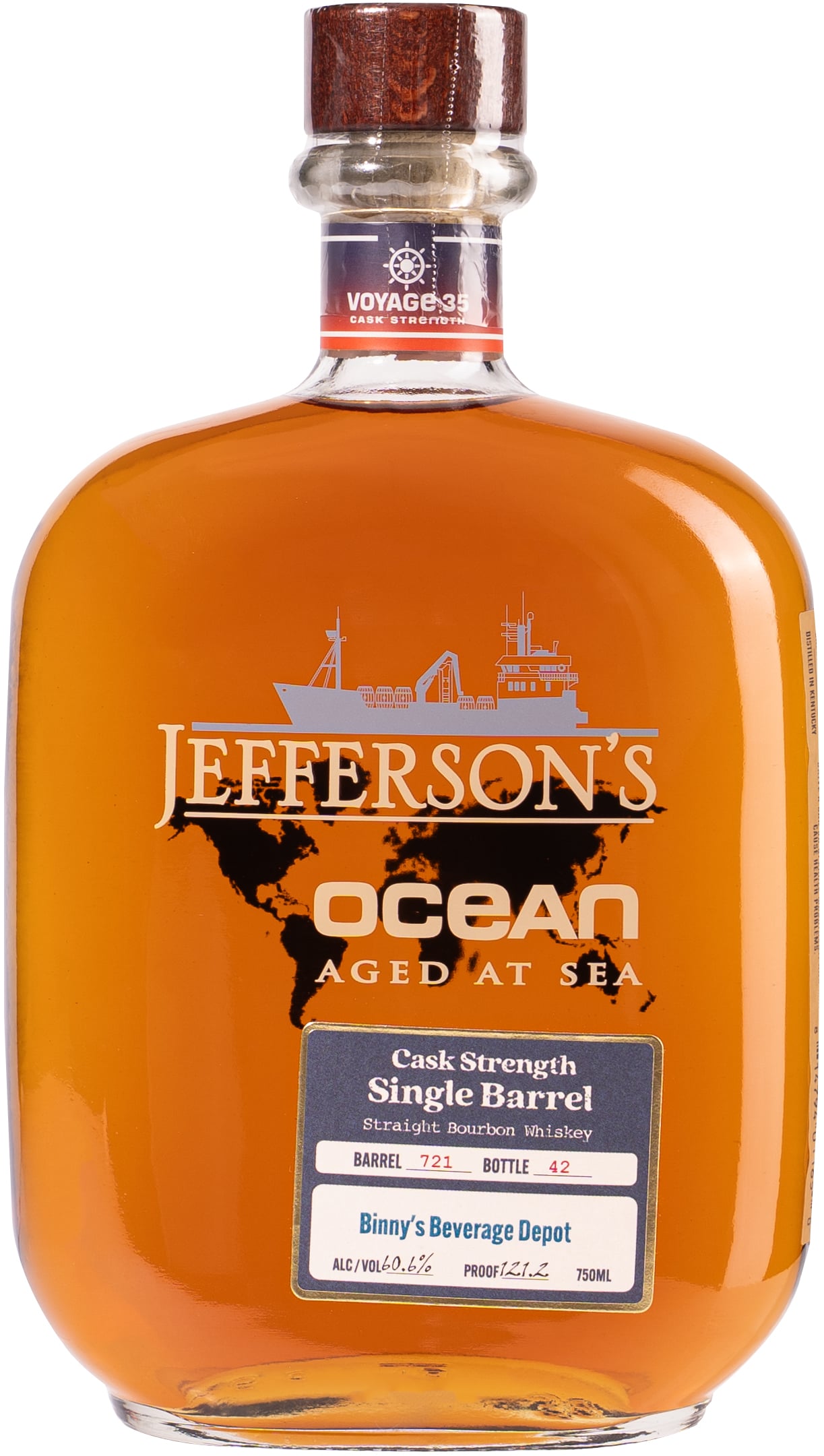 Jefferson's Ocean Aged at Sea Bourbon Standard Release | 750 ml Bottle