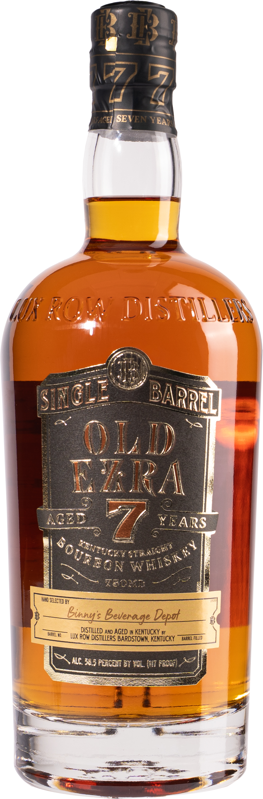 Ezra Brooks Old Ezra 7 year old Barrel Strength Kentucky Straight