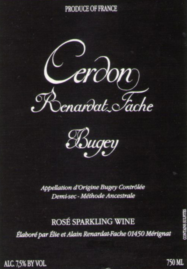 Renardat Fache Cerdon de Bugey 2024 | 750 ml Bottle Renardat Fache Cerdon de Bugey 2024 | 750 ml Bottle