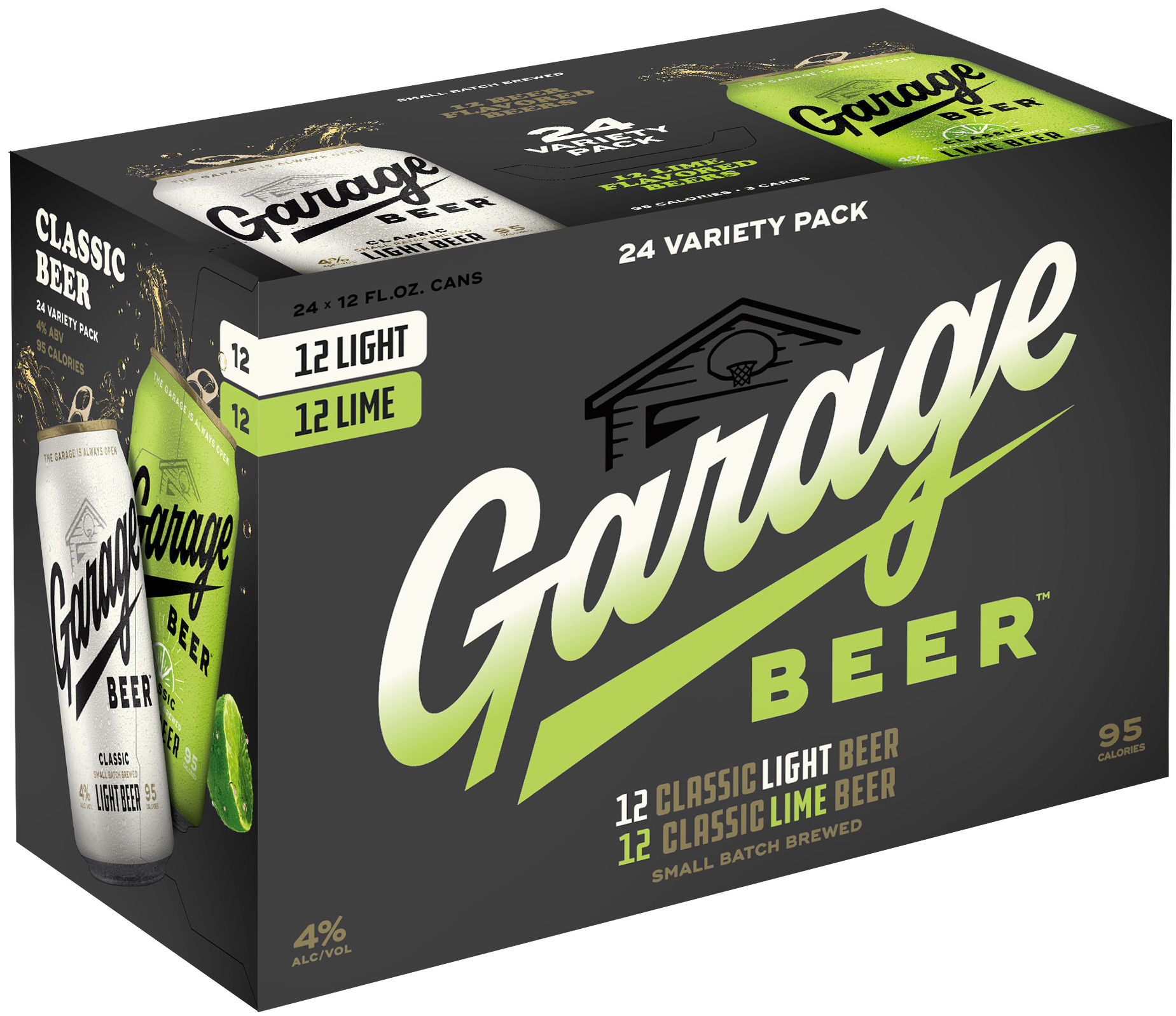 Garage Beer Variety Pack | 24 pack of 12 oz Can