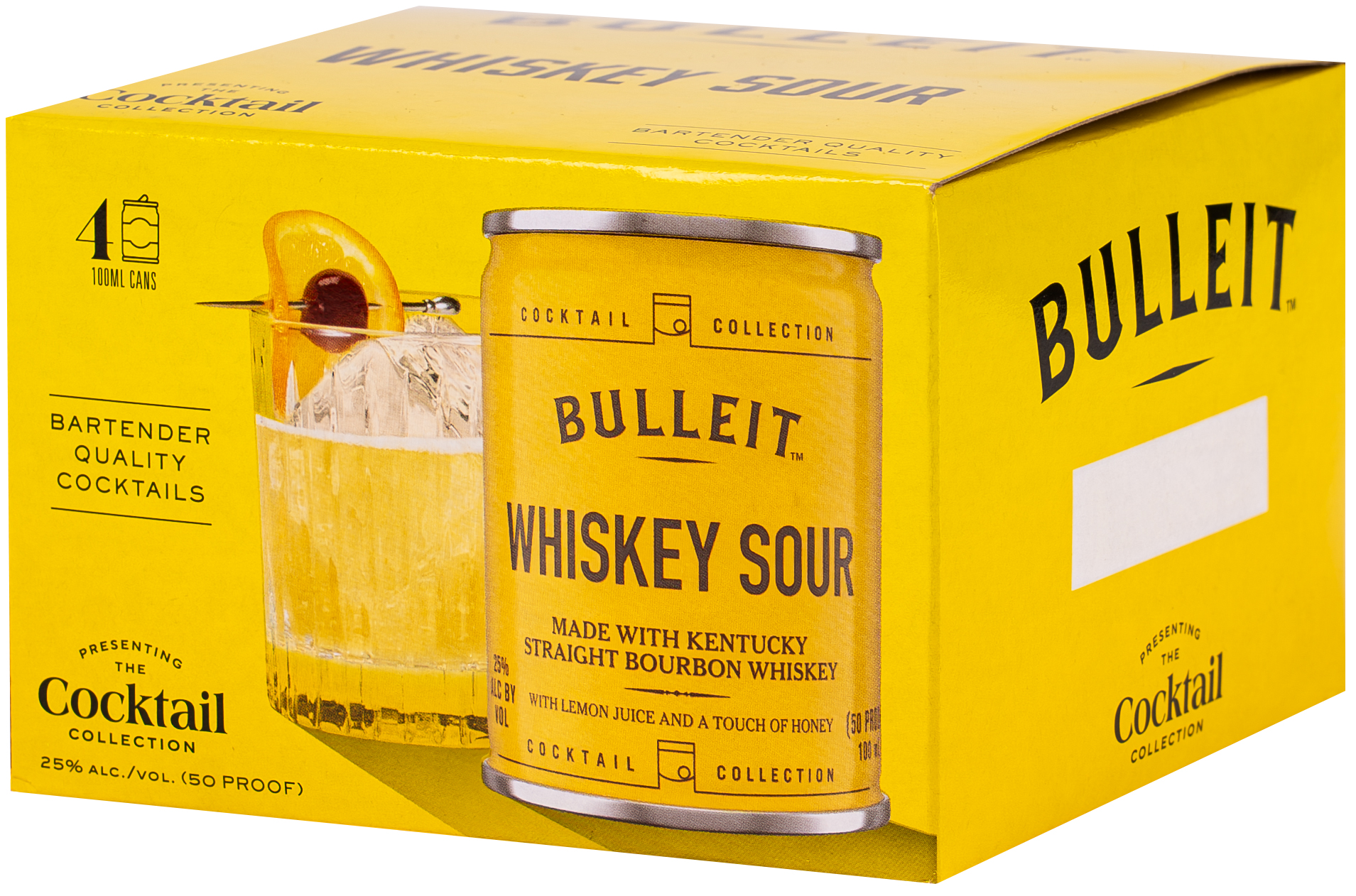 Bulleit Whiskey Sour 4 Pack Cans