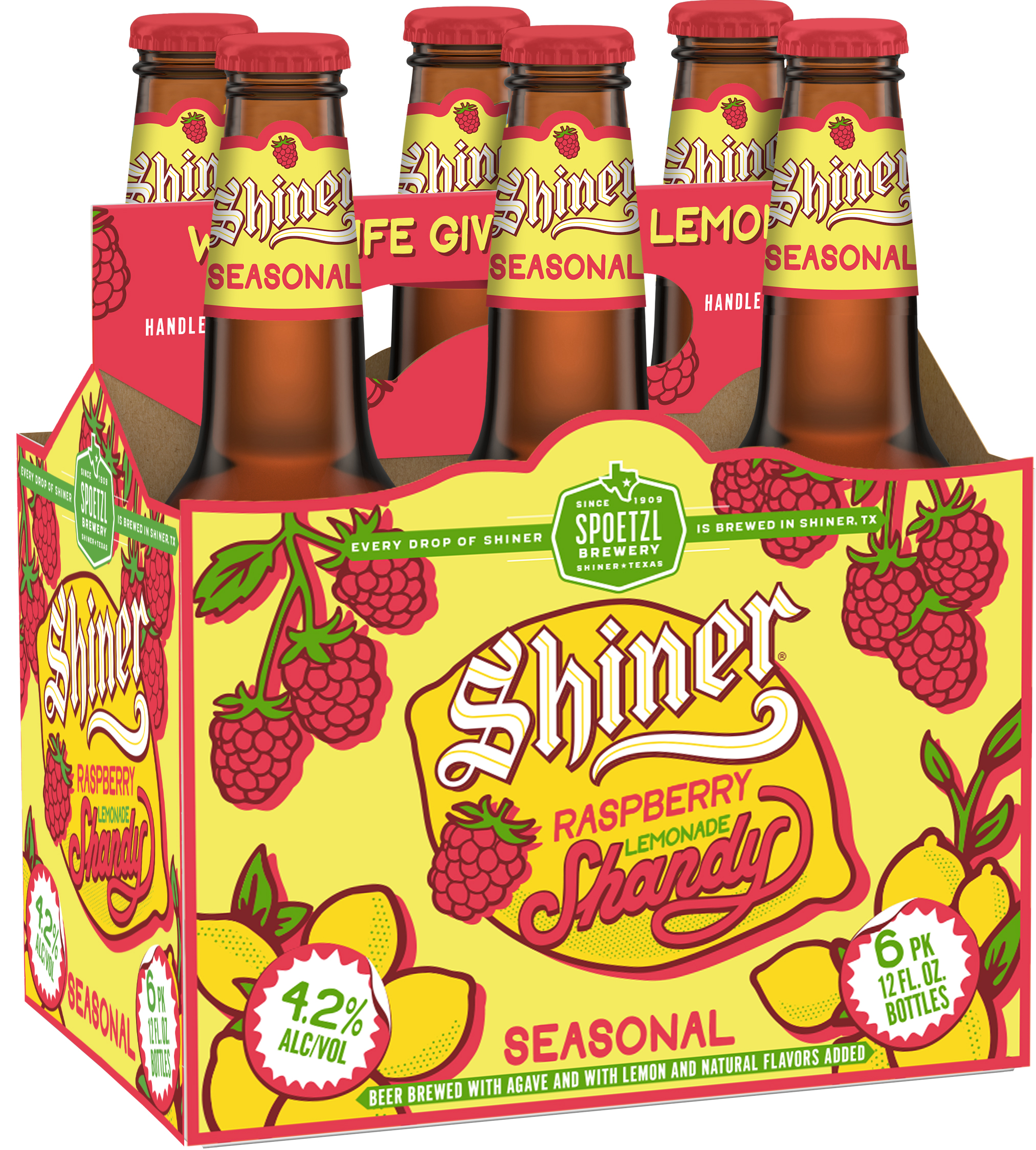 Shiner Raspberry Lemonade Shandy | 6 pack of 12 oz Can