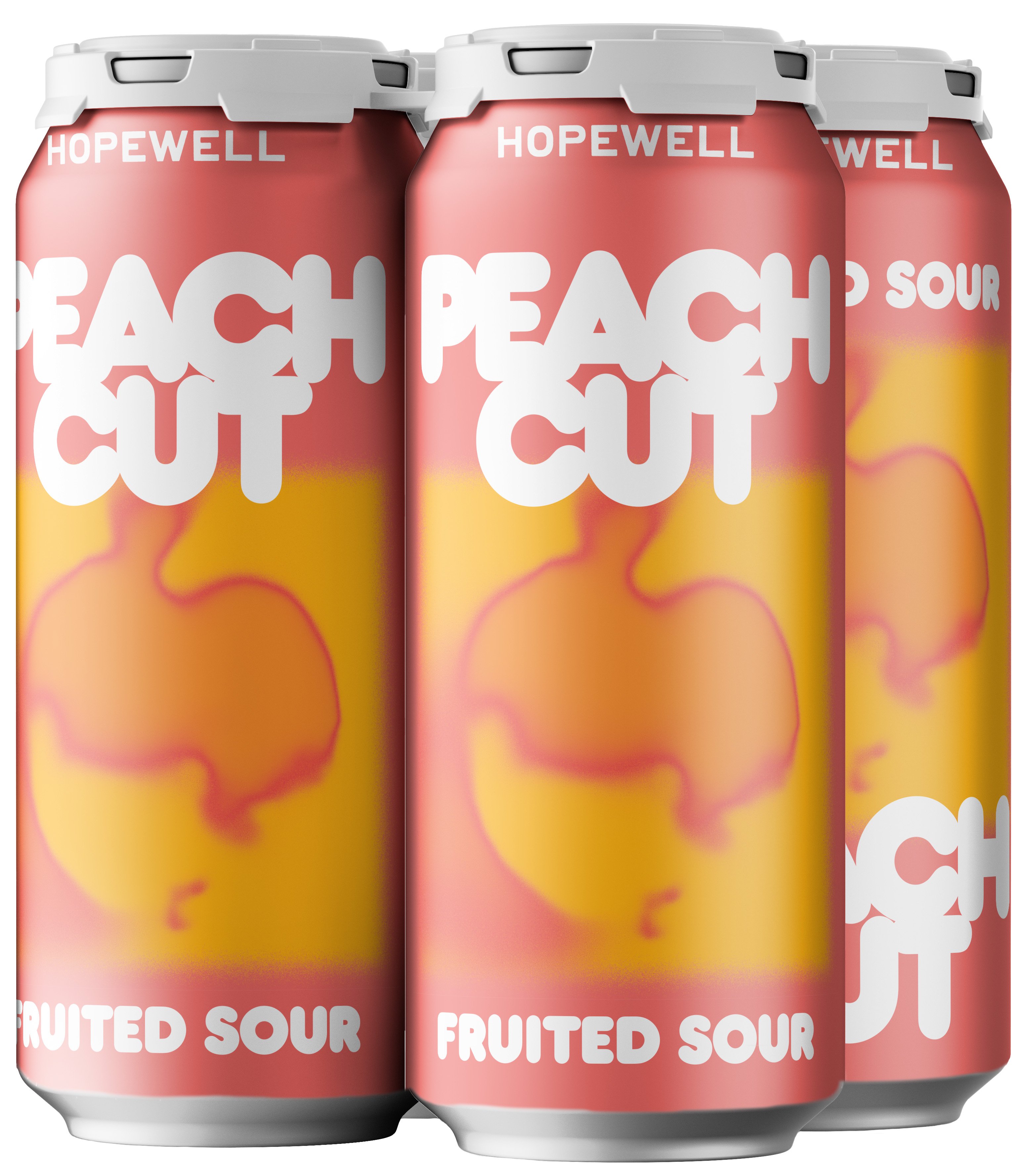 Hopewell Peach Cut | 4 pack of 16 oz Can