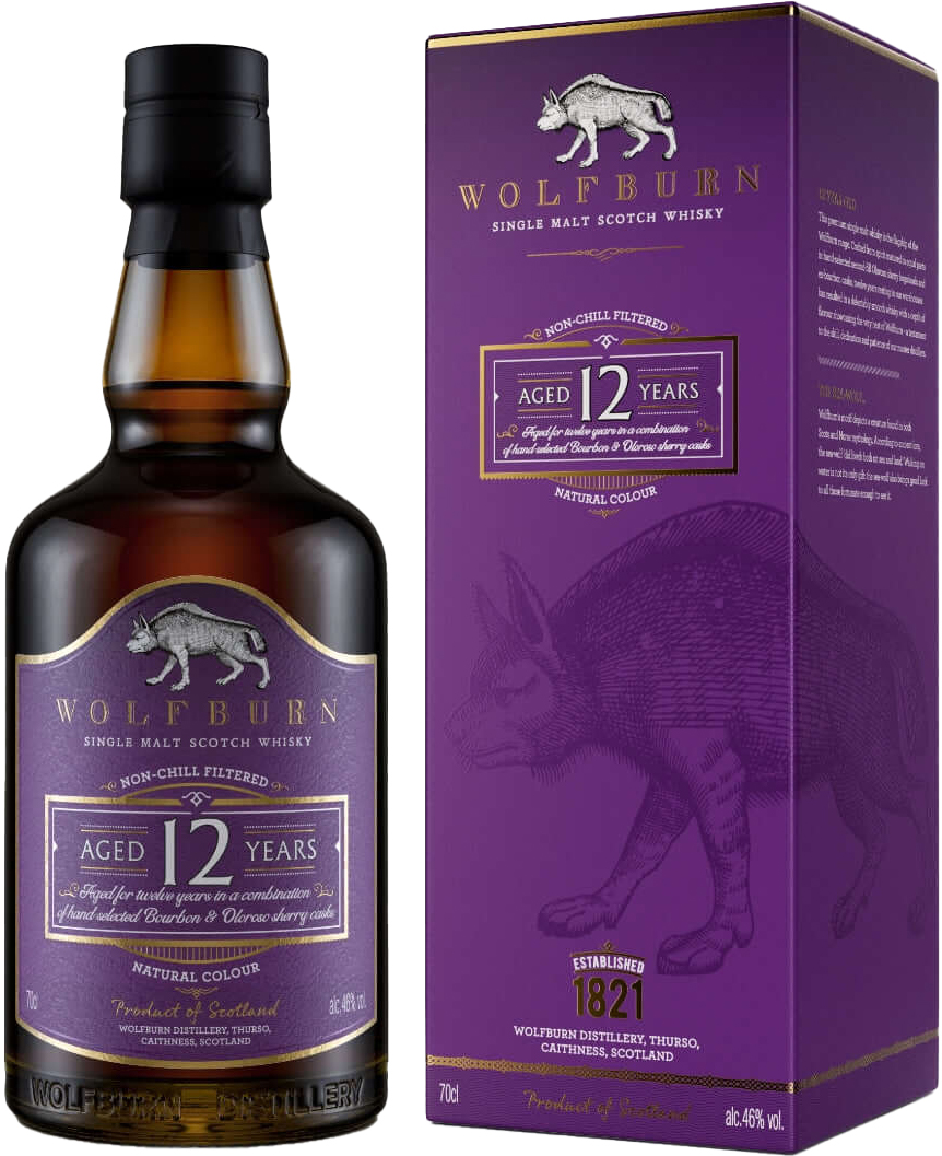 Wolfburn 12 year old Highland Single Malt Scotch | 700 ml Bottle